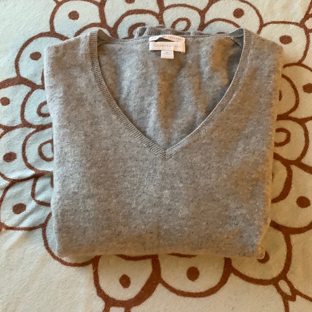 2/$25 Cashmere V-Neck sweater. Size M - Picture 13 of 13